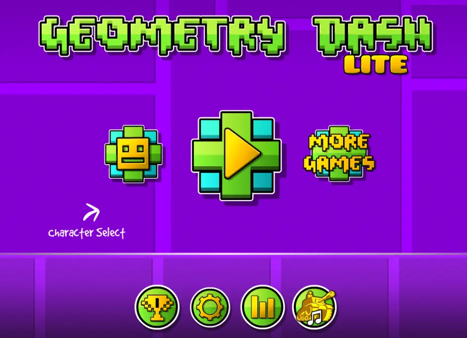 Play Geometry Dash Lite online - Action Games