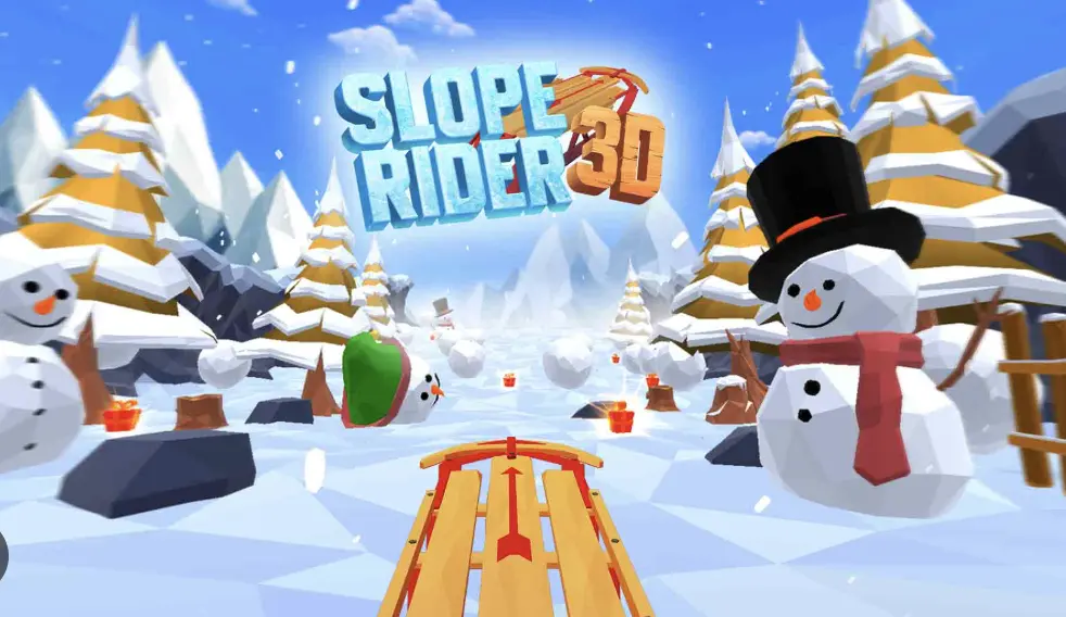 Play Slope Rider 3D online - Sports Games