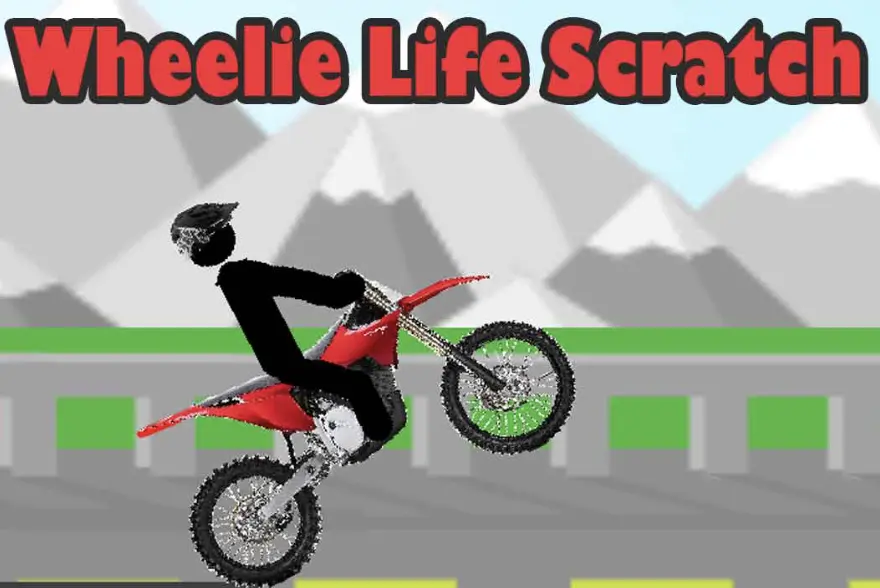 Play Wheelie Life Scratch online - Action Games